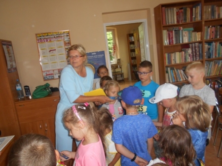 Podsumowanie  lekcji bibliotecznych w Filii  w Górach - 2018